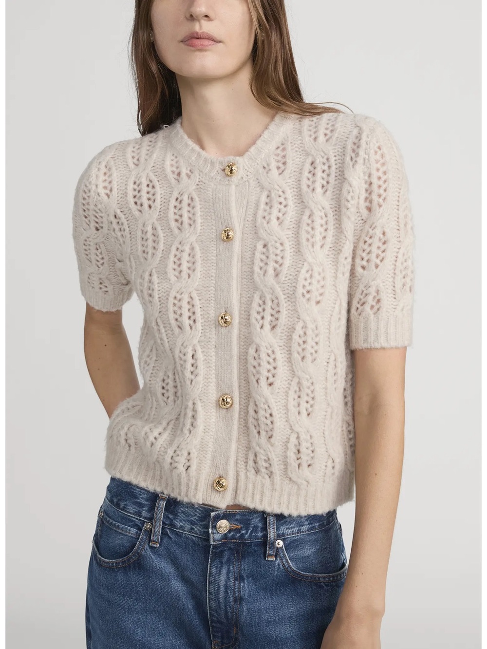 NWT Frame Merino Wool Blend Cardigan